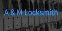 A & M Locksmith logo